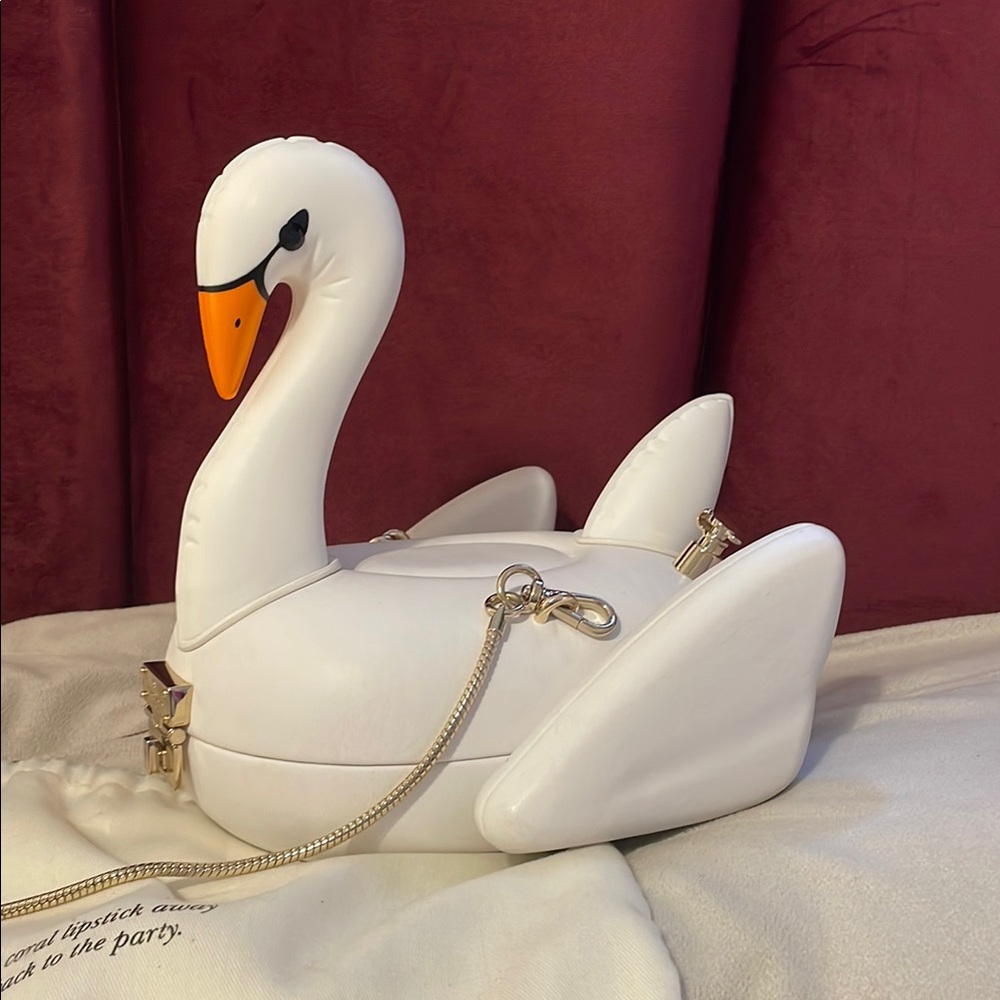 Kate Spade White Swan Bag - Picture 3 of 11